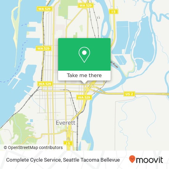 Complete Cycle Service map