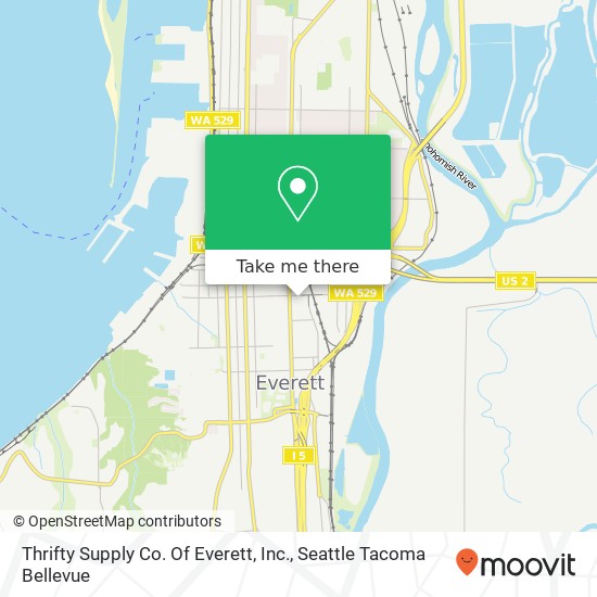 Thrifty Supply Co. Of Everett, Inc. map