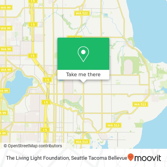 Mapa de The Living Light Foundation