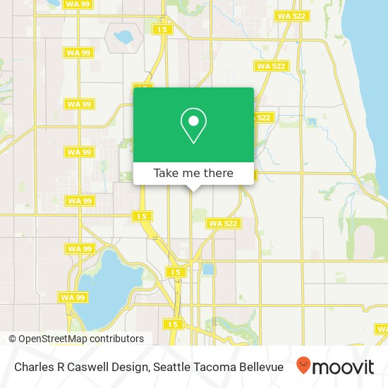 Charles R Caswell Design map