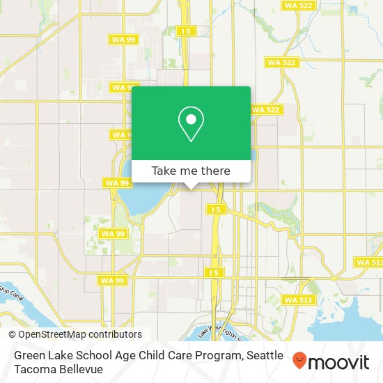 Mapa de Green Lake School Age Child Care Program