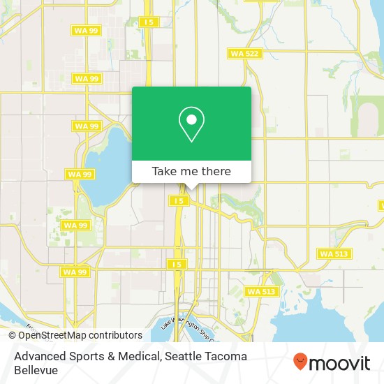 Mapa de Advanced Sports & Medical