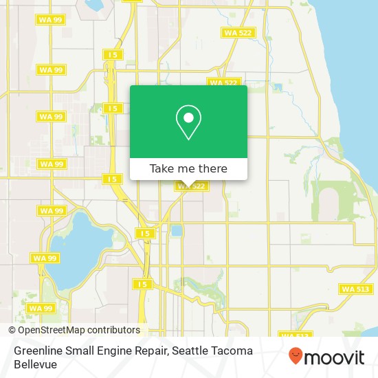 Mapa de Greenline Small Engine Repair