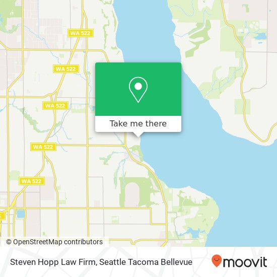 Mapa de Steven Hopp Law Firm