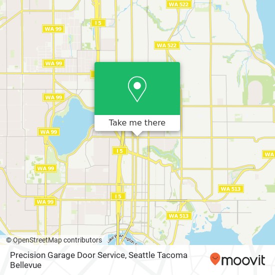 Mapa de Precision Garage Door Service