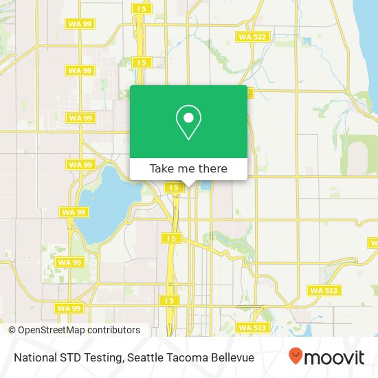 National STD Testing map