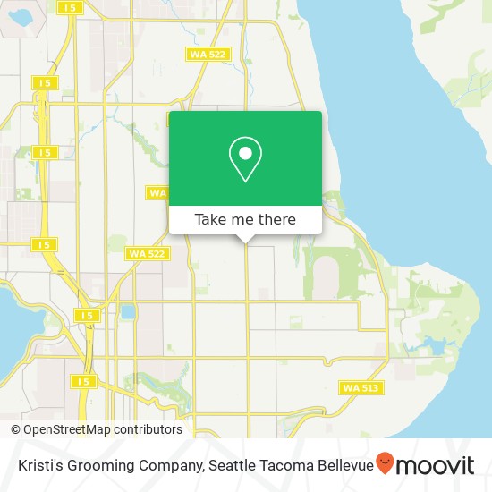 Mapa de Kristi's Grooming Company