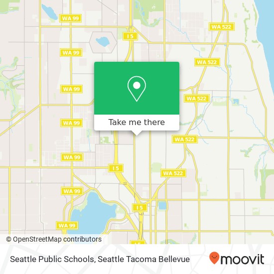 Mapa de Seattle Public Schools