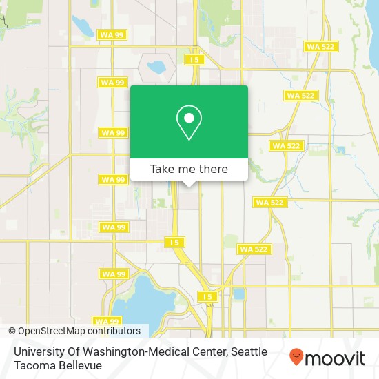 Mapa de University Of Washington-Medical Center