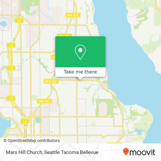 Mars Hill Church map