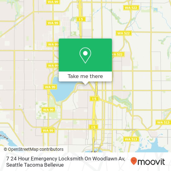 Mapa de 7 24 Hour Emergency Locksmith On Woodlawn Av