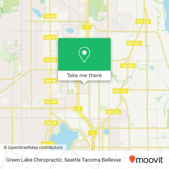 Green Lake Chiropractic map