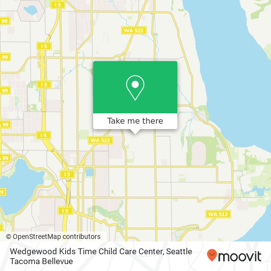 Mapa de Wedgewood Kids Time Child Care Center