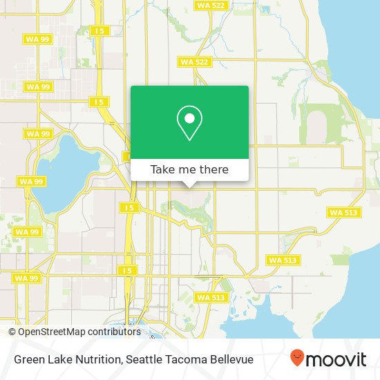 Green Lake Nutrition map