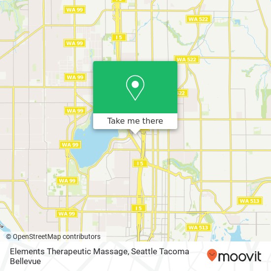 Mapa de Elements Therapeutic Massage
