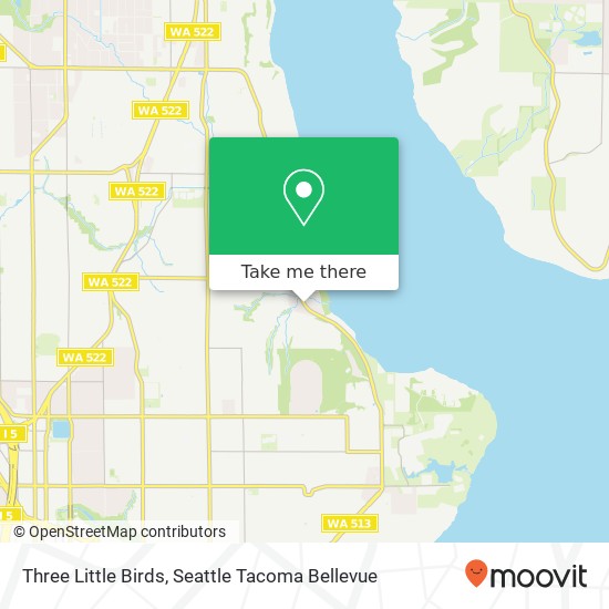 Mapa de Three Little Birds