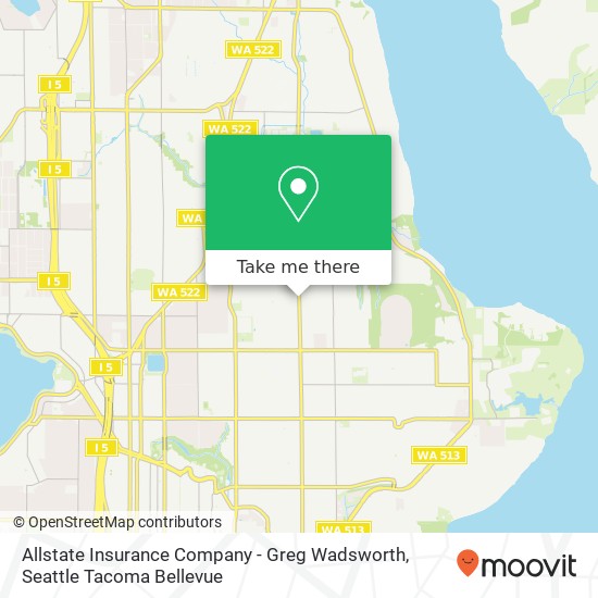 Allstate Insurance Company - Greg Wadsworth map
