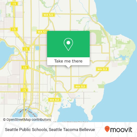 Seattle Public Schools map