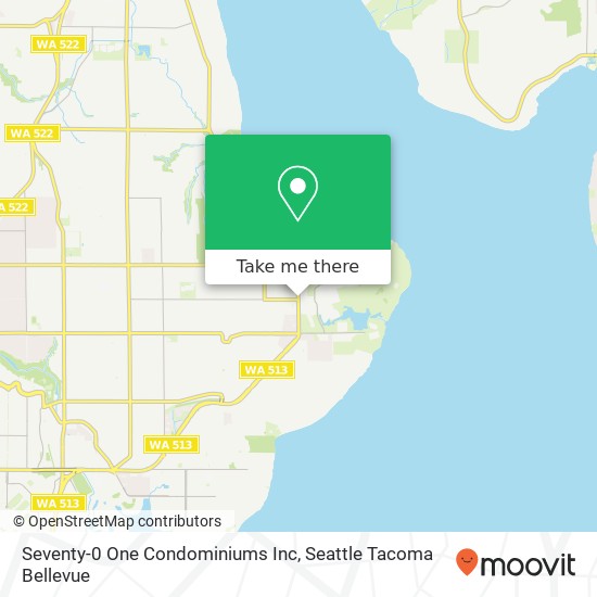 Seventy-0 One Condominiums Inc map