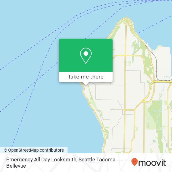 Emergency All Day Locksmith map