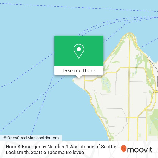 Hour A Emergency Number 1 Assistance of Seattle Locksmith map