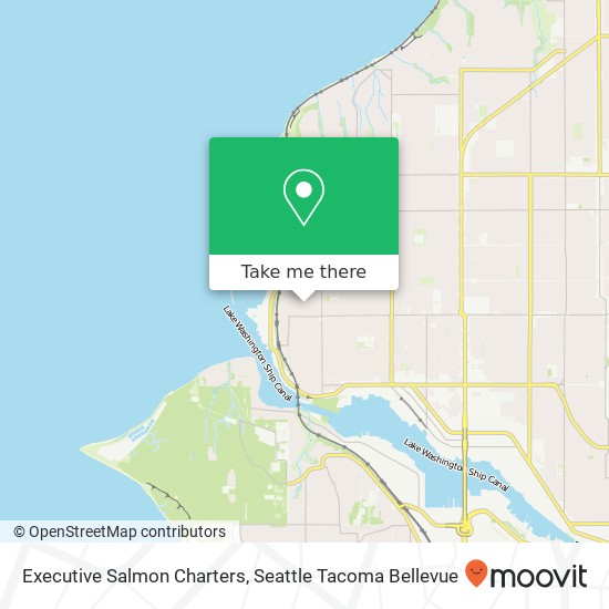 Mapa de Executive Salmon Charters