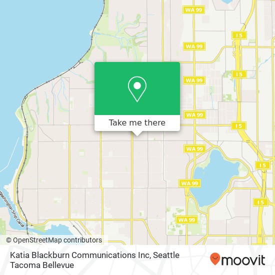 Mapa de Katia Blackburn Communications Inc