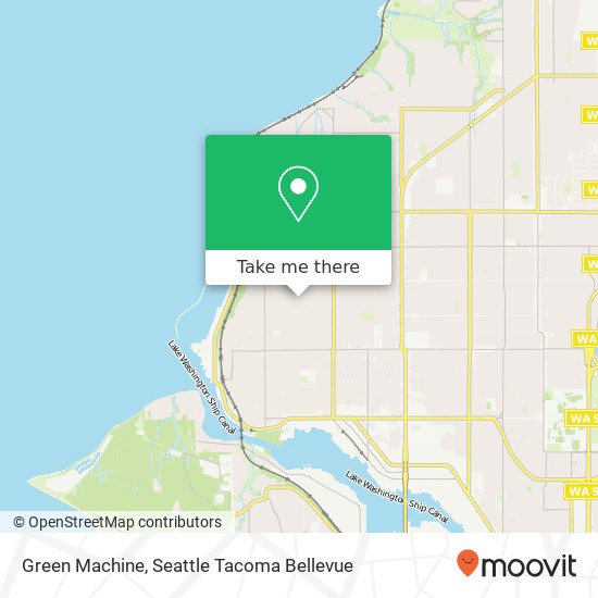 Green Machine map