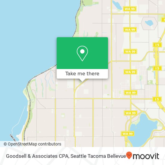 Goodsell & Associates CPA map