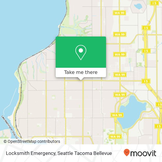 Locksmith Emergency map