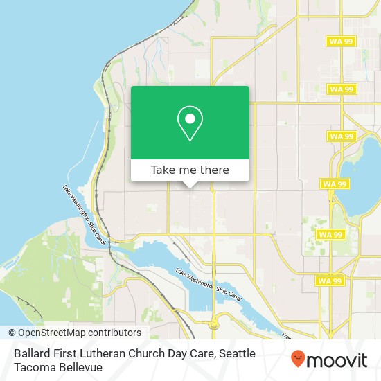 Mapa de Ballard First Lutheran Church Day Care