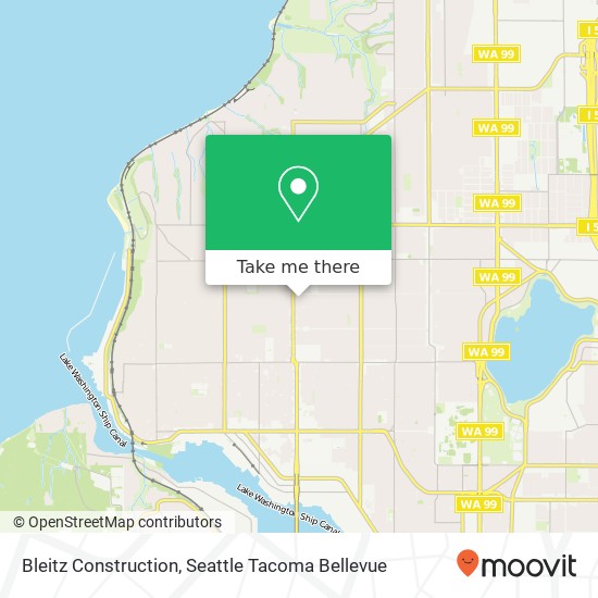 Bleitz Construction map