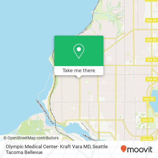 Mapa de Olympic Medical Center- Kraft Vara MD