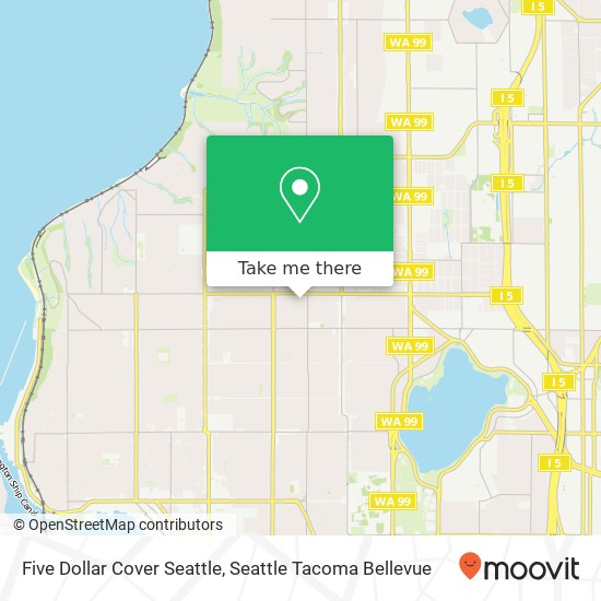 Five Dollar Cover Seattle map