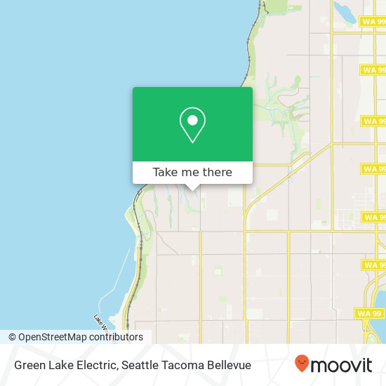 Green Lake Electric map