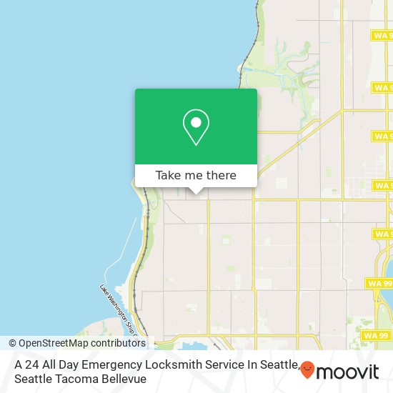 A 24 All Day Emergency Locksmith Service In Seattle map