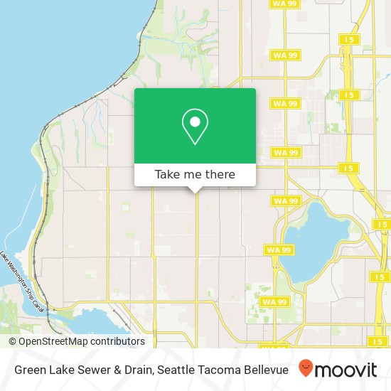 Green Lake Sewer & Drain map