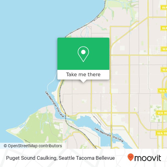 Mapa de Puget Sound Caulking