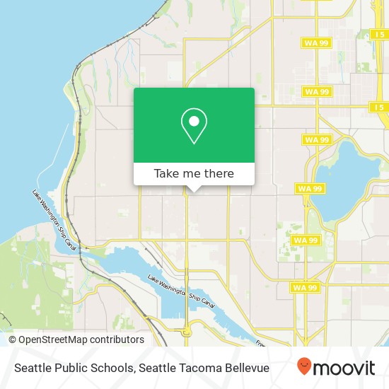 Seattle Public Schools map