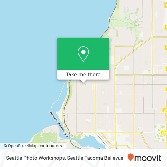 Seattle Photo Workshops map