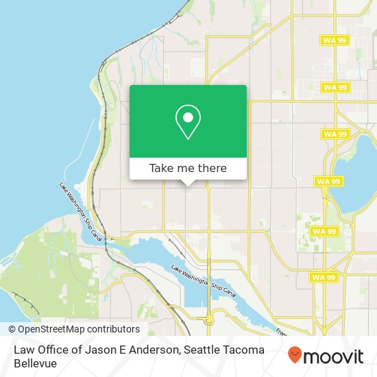 Law Office of Jason E Anderson map