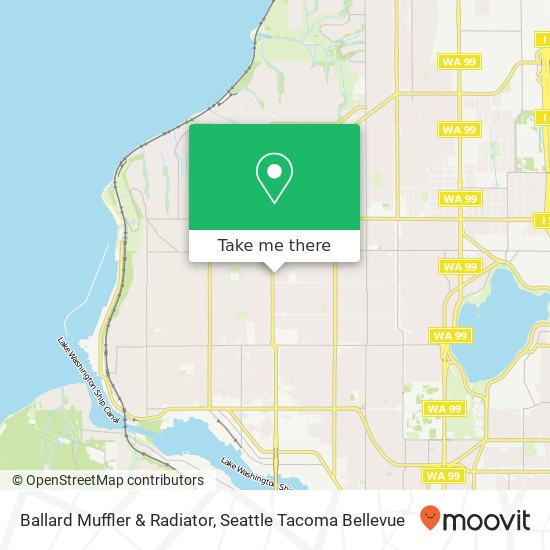 Ballard Muffler & Radiator map