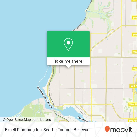 Excell Plumbing Inc map