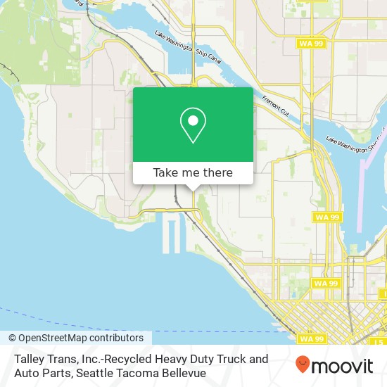 Mapa de Talley Trans, Inc.-Recycled Heavy Duty Truck and Auto Parts