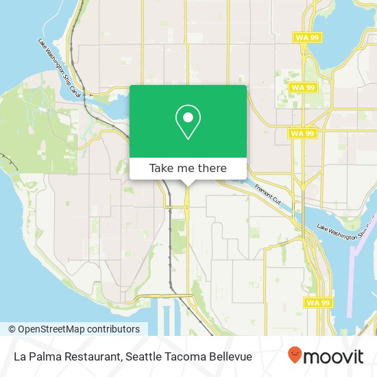 La Palma Restaurant map