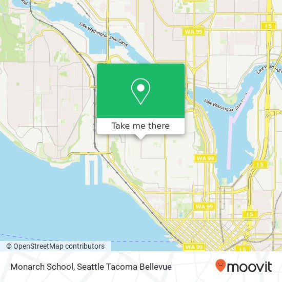 Monarch School map