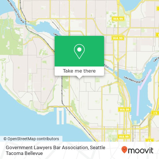 Government Lawyers Bar Association map