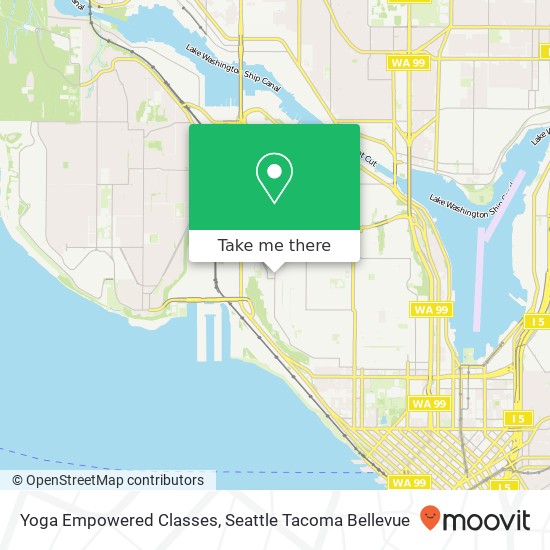 Yoga Empowered Classes map