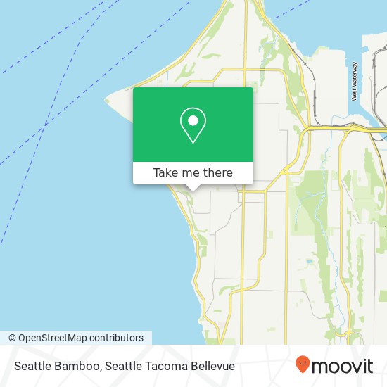 Mapa de Seattle Bamboo