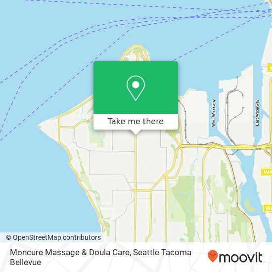 Moncure Massage & Doula Care map